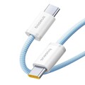 Кабель плетеный Baseus Dynamic 4 Fast Charging cable USB-C to USB-C 100W 1m голубой(#3)