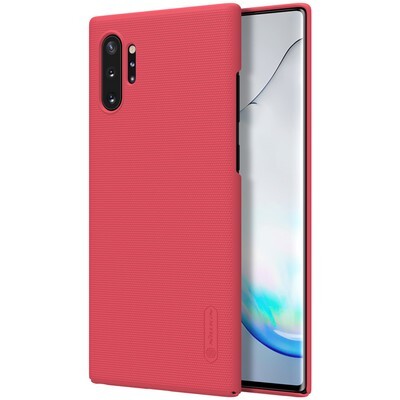 Пластиковый чехол с подставкой Nillkin Super Frosted Shield Красный для Samsung Galaxy Note 10 Plus(3)