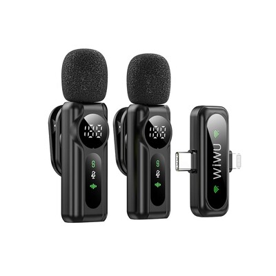 Двойной беспроводной микрофон с шумоподавлением Wiwu ANC Microphone Wi-WM007(5)