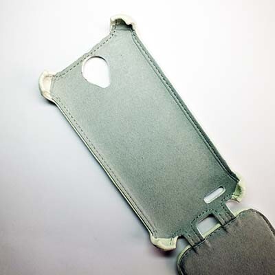 Кожаный чехол Armor Case White для Lenovo IdeaPhone S650(2)