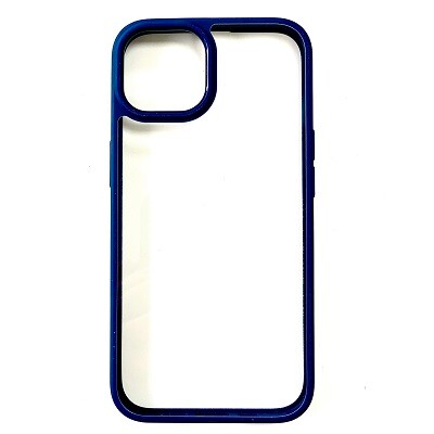 Силиконовый чехол Ipaky Clear Case прозрачно-синий для Apple iPhone 13(1)