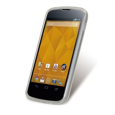 Силиконовый чехол Melkco Poly Jacket TPU Case White для LG E960 Nexus 4(3)