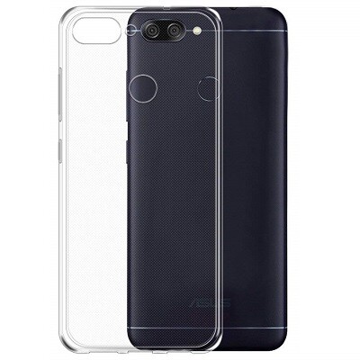 Силиконовый чехол Becolor TPU Case 0.6mm прозрачный для Asus ZenFone Max Plus (M1) ZB570TL(1)