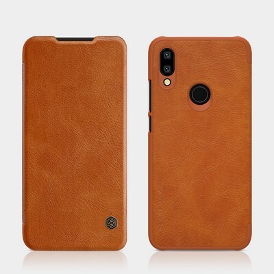 Кожаный чехол Nillkin Qin Leather Case Коричневый для Xiaomi Redmi 7(4)