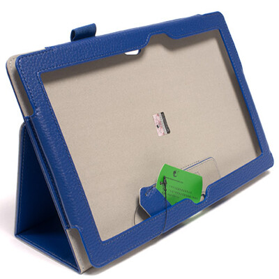 Кожаный чехол TTX Case Blue для Asus VivoTab Smart ME400C(4)