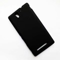 Силиконовый чехол Becolor Black Mat для Sony Xperia C3 S55t(#1)
