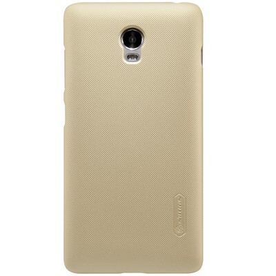 Пластиковый чехол с пленкой Nillkin Super Frosted Shield Gold для Lenovo Vibe P1(1)