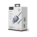 Сетевое зарядное устройство UGREEN X755-25871 Nexode Pro 65W USB-A+2 USB-C GaN Fast Charger, серый(#9)