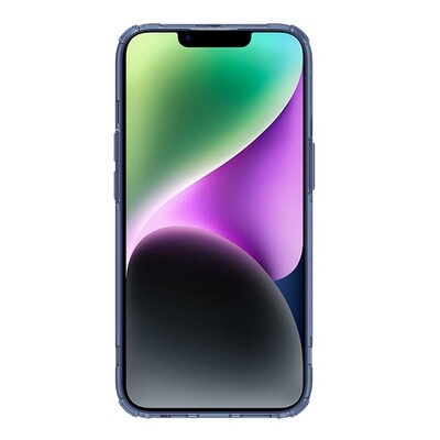 Силиконовый чехол Nillkin Nature TPU Pro Magnetic Case Синий для Apple iPhone 14(2)