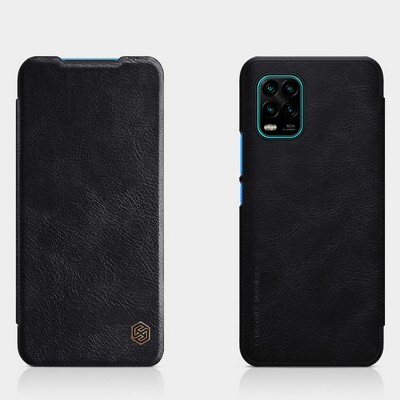 Кожаный чехол Nillkin Qin Leather Case Черный для Xiaomi Mi10 Youth 5G (Mi10 Lite 5G)(4)