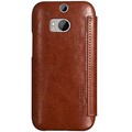 Кожаный чехол HOCO Crystal leather Case Brown для HTC One M8(#2)
