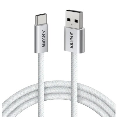 Кабель Anker Zolo USB-A to USB-C A8052 1,8 м 100W белый(1)