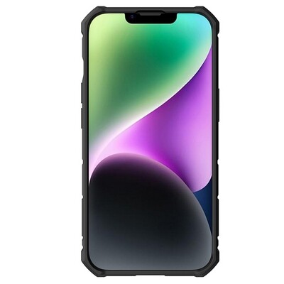 Противоударная-накладка с пластиной Magsafe Nillkin CamShield Armor Pro Magnetic Зеленая для Apple iPhone 14(2)