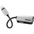 Переходник Lightning - Dual Lightning Baseus L37 CALL37-S1 серебро(#3)
