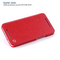 Кожаный чехол HOCO Crystal Series Red для HTC One M7