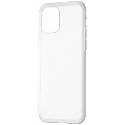 Силиконовый чехол Baseus Jelly Liquid Silica Gel WIAPIPH65S-GD02 прозрачно-белый  для Apple iPhone 11 Pro Max(1)