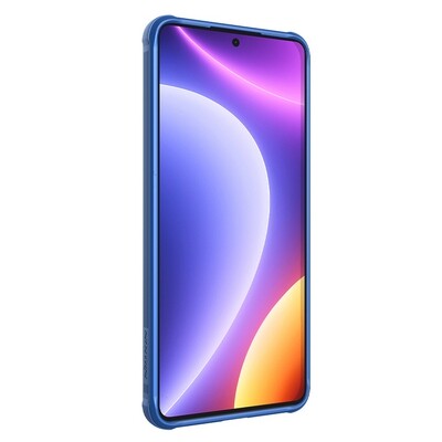 Чехол-накладка Nillkin CamShield Pro Синяя для Xiaomi Poco F6(2)