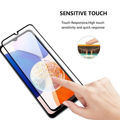 Противоударное защитное стекло Full Glue 0.3mm на полный экран для Samsung Galaxy A34(2)