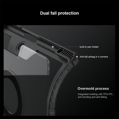 Магнитный чехол-бампер с клавиатурой Bumper Link Keyboard Case Backlit Version черный для Apple iPad Pro 11 (2025)(13)