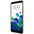 Пластиковый чехол с пленкой Nillkin Super Frosted Shield Золотой для Meizu 15(#2)
