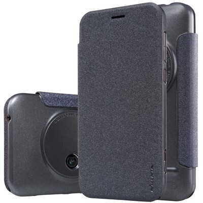 Полиуретановый чехол Nillkin Sparkle Leather Case Black для Asus Zenfone Zoom ZX551ML(3)