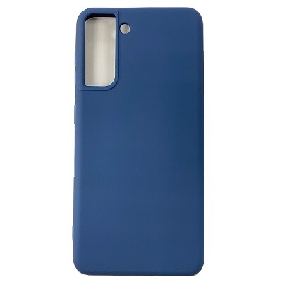 Силиконовый чехол Silicone Case синий для Samsung Galaxy S21 Plus(1)