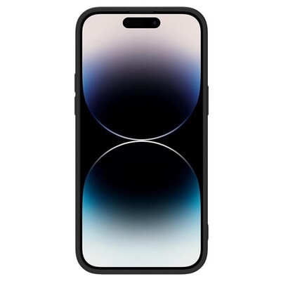 Силиконовая накладка с пластиной Magsafe Nillkin CamShield Silky Magnetic Silicone Case Черная для Apple iPhone 14 Pro Max(2)