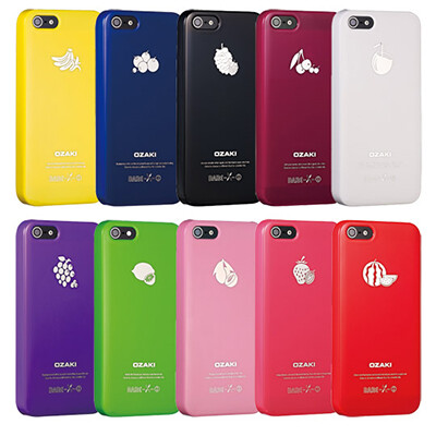 Пластиковый чехол Ozaki O!coat-Fruit Cherry (OC537CH) для Apple iPhone 5/5s/SE(4)