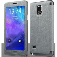 Полиуретановый чехол Usams Touch Series Grey для Samsung N9100 Galaxy Note 4