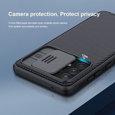 Чехол-накладка Nillkin CamShield Pro Синяя для Samsung Galaxy A52/ Galaxy A52s(7)