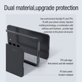 Пластиковый чехол с пластиной Magsafe Nillkin Super Frosted Shield Pro Magnetic Case Черный для Samsung Galaxy S23 Plus(#4)
