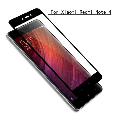 Защитное стекло Aiwo Full Screen Cover 0.33 mm Black для Xiaomi Redmi Note 4X(1)