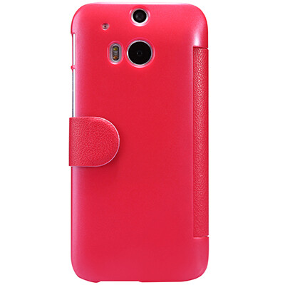 Полиуретановый чехол Nillkin Fresh Series Red  для HTC One M8(2)