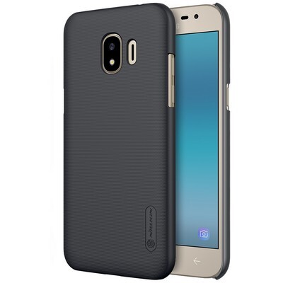 Пластиковый чехол с подставкой Nillkin Super Frosted Shield Черный для Samsung Galaxy J2 (2018)(3)