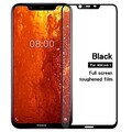Противоударное защитное стекло Full Screen 0.3mm черное для Nokia 8.1 (X7)(#2)