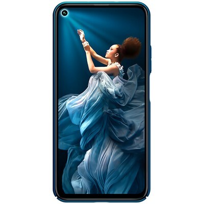 Пластиковый чехол с подставкой Nillkin Super Frosted Shield Синий для Huawei Honor 20 /Nova 5T(2)
