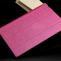 Полиуретановый чехол Book Cover Case Pink для Lenovo Yoga Tablet 10 B8000