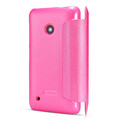 Полиуретановый чехол Nillkin Sparkle Leather Case Rose для Nokia Lumia 530(#1)