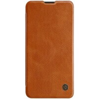 Кожаный чехол Nillkin Qin Leather Case Коричневый для Samsung Galaxy A10s