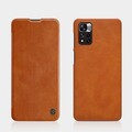 Кожаный чехол Nillkin Qin Leather Case Коричневый для Xiaomi Redmi Note 11 Pro+ 5G(#4)