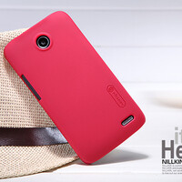Пластиковый чехол Nillkin Super Frosted Shield Red для Lenovo A820