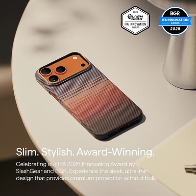 Кевларовый чехол с Magsafe Pitaka Ultra-Slim Sunset PitaTap (KI1702SPM) для Apple iPhone 17 Pro Max(8)