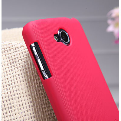 Пластиковый чехол Nillkin Super Frosted Shield Red для Lenovo A820E(1)