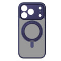 Чехол с подставкой и кольцом Momax CaseFORM Roller Magnetic Case синий для Apple iPhone 17 Pro Max(#3)