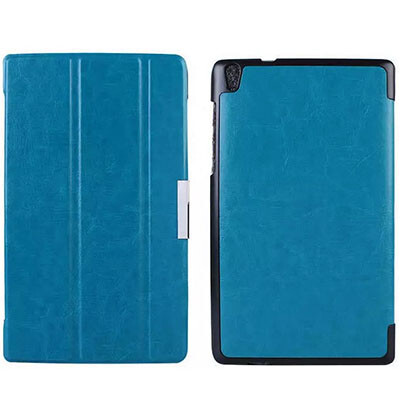 Полиуретановый чехол Book Cover Case Blue для Lenovo TAB S8-50L(3)