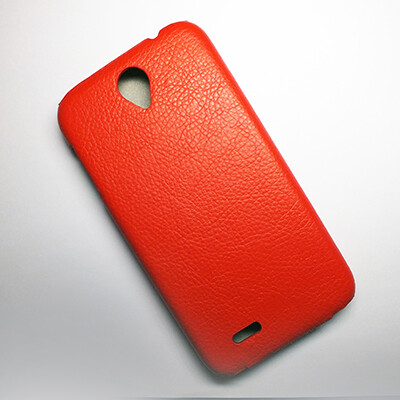 Кожаный чехол Armor Case Red для Lenovo IdeaPhone A850(3)