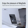 Пластиковый чехол с пластиной Magsafe Nillkin Super Frosted Shield Pro Magnetic Case Черный для OnePlus 11(#7)
