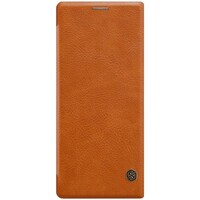 Кожаный чехол Nillkin Qin Leather Case Коричневый для Sony Xperia 10 Plus