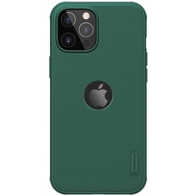 Пластиковый чехол с подставкой Nillkin Super Frosted Shield Pro Зеленый для Apple iPhone 12 Pro(1)