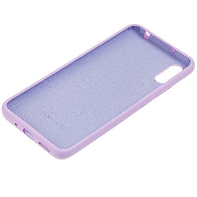 Силиконовый чехол Silicone Case лавандовый для Xiaomi Redmi 9A(2)